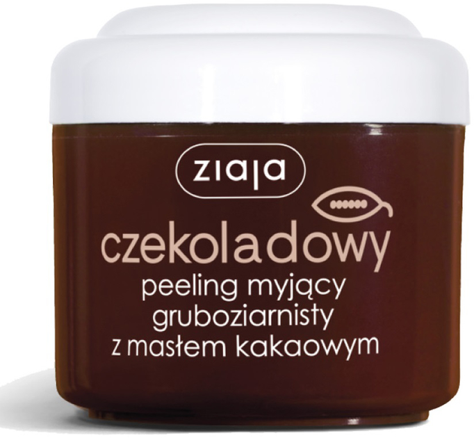 Шоколадний грубозернистий скраб для вмивання Ziaja Masło Kakaowe 200 мл (5901887018728) - зображення 1