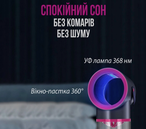 Ловушка от комаров UNVRSL Mosquito Killer KLY-189 серый (YС1150) - изображение 3