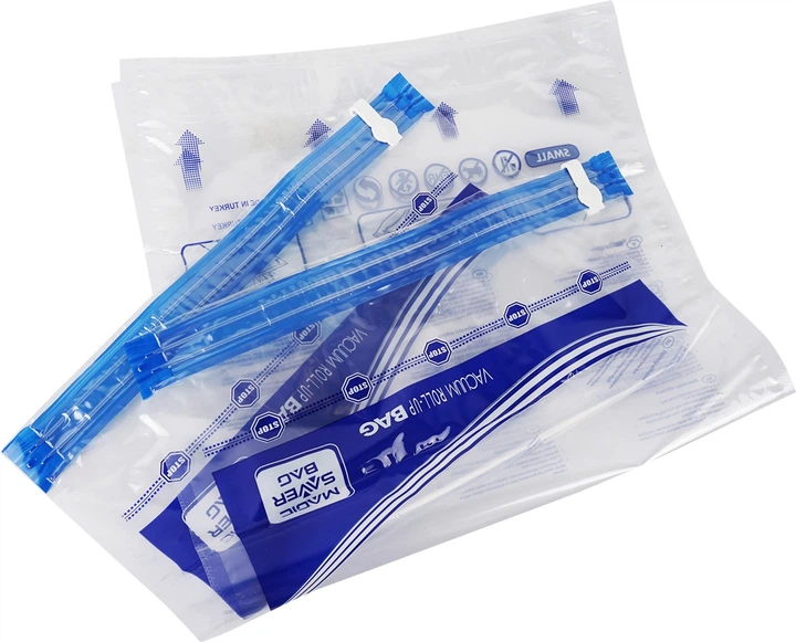 Вакуумний пакет для одягу MAGIC SAVER BAG Roll Up L 50х70 см 2 шт (MSATROL-1063) - зображення 3