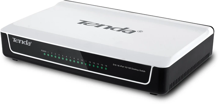 Коммутатор Tenda S16 - Фото 2 Коммутатор Tenda S16 - изображение 2
