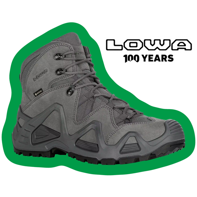 Черевики тактичні Lowa Zephyr GTX mid TF Wolf (сірий) UK 4/EU 37 - зображення 2