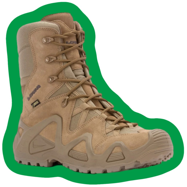 Высокие тактические ботинки Lowa zephyr hi gtx tf Coyote (койот) UK 5.5/EU 39 - изображение 2