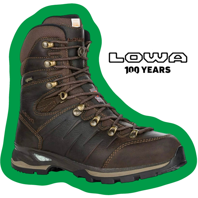 Зимові тактичні черевики Lowa Yukon Ice II GTX Dark Brown (коричневий) UK 6.5/EU 40 - зображення 2
