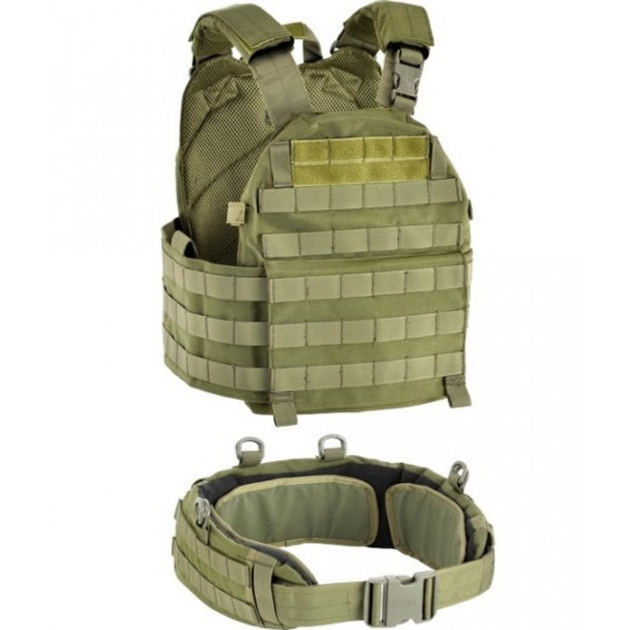 Жилет тактический Defcon 5 Carrier With Belt OD Green (1013-1422.02.67) - изображение 1