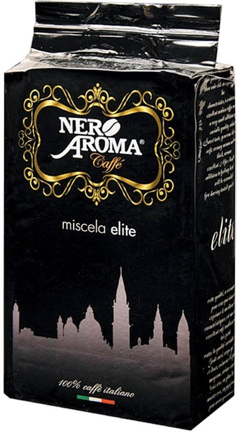 Акція на Кава мелена Nero Aroma Elite 250 г від Rozetka