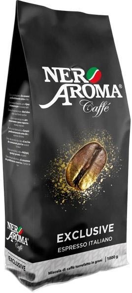 Акція на Кава в зернах Nero Aroma Exclusive 1 кг від Rozetka