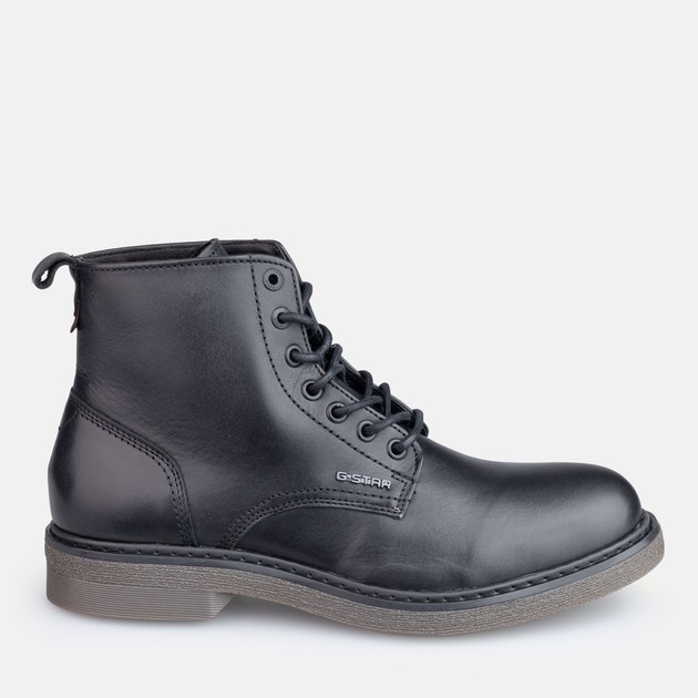 Чоловічі черевики G-Star Raw Scutar Mid Lea 2242-044704 42 Чорні (8720656165732) - зображення 1