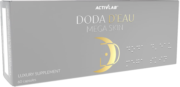 Suplement diety ActivLab DODA D'EAU Mega Skin 60 kapsułek (5907368803494) - obraz 1