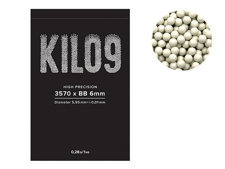 Страйкбольные шары KILO9 0.28g 3570шт 1kg - изображение 1