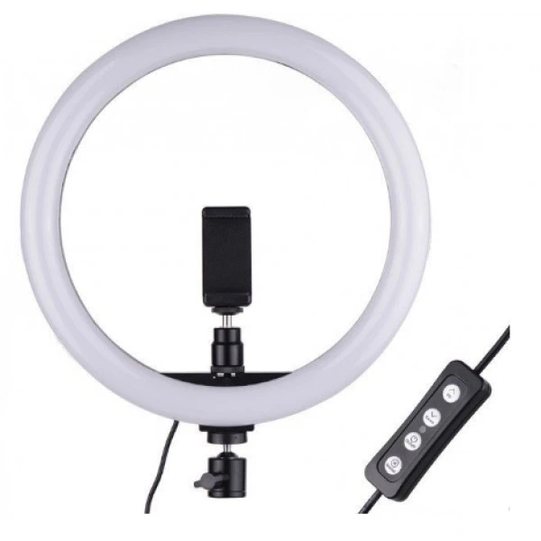 Светодиодная кольцевая Led лампа для фото и видео съемки UKC Ring Fill Light UKC ZD666, 26см (без штатива) - изображение 4