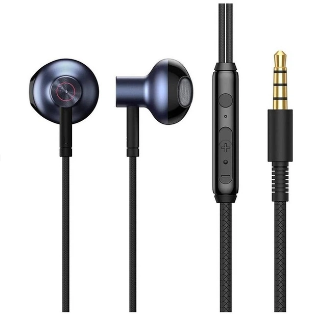 Дротові навушники з мікрофоном Baseus Encok 3.5mm Wired Earphone H19 Black - Фото 1 Дротові навушники з мікрофоном Baseus Encok 3.5mm Wired Earphone H19 Black - зображення 1