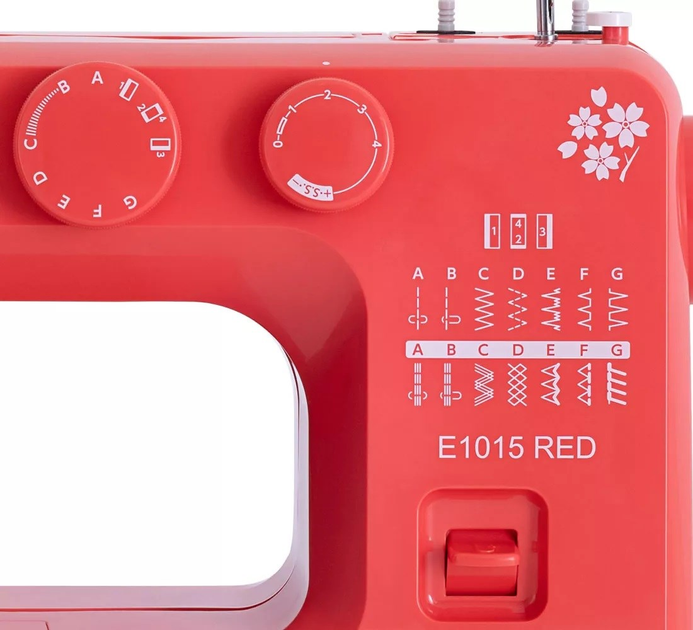 Швейна машина Janome Juno E1015 Red - зображення 2