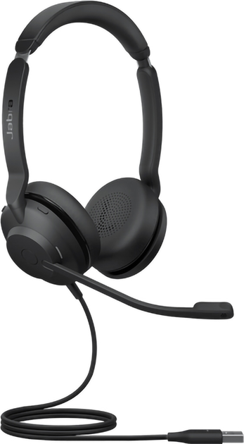 Навушники Jabra Evolve2 30 Stereo USB-A Black (23089-989-979) - зображення 1