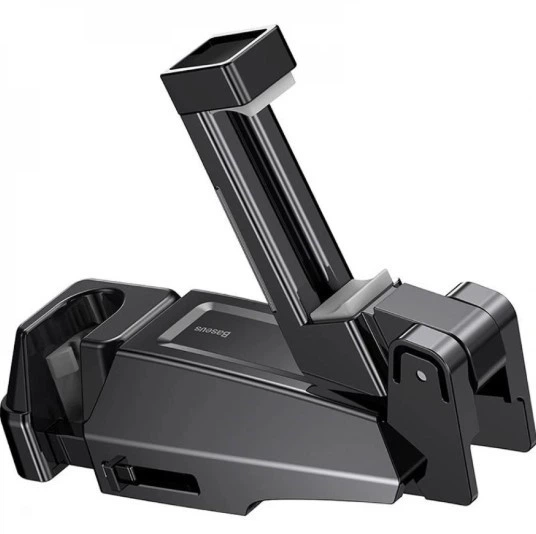 Автомобильный держатель Baseus на подголовник Backseat Vehicle Phone Holder Hook Black (SUHZ-A01) - Фото 1 Автомобильный держатель Baseus на подголовник Backseat Vehicle Phone Holder Hook Black (SUHZ-A01) - изображение 1