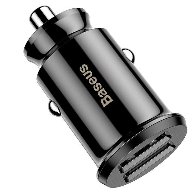 Автомобильное Быстрое зарядное устройство Baseus Grain 2USB 3.1A Black «‎CCALL-ML01» - изображение 11