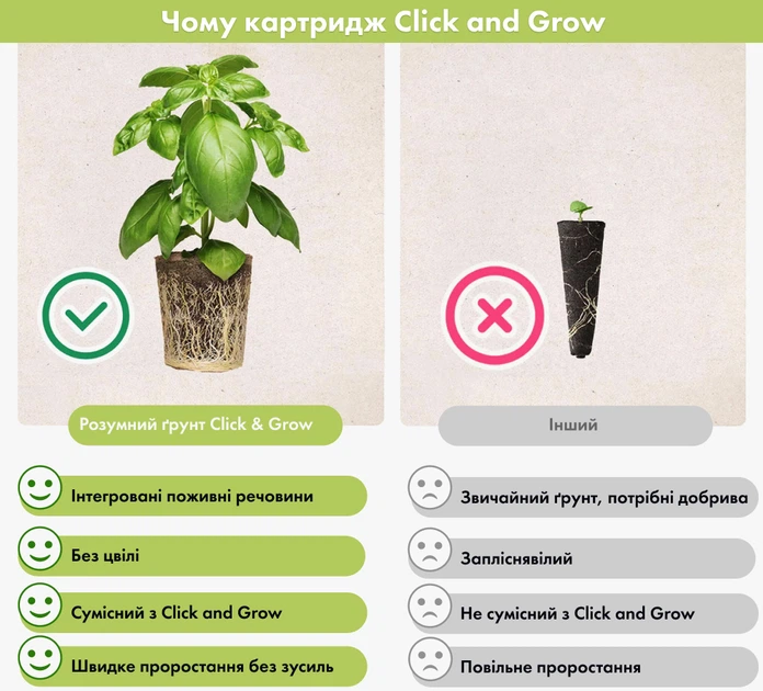 Wymienny wkład Click&Grow Bok Choy 3 szt (4742793009131) - obraz 4