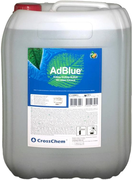 Акция на Реагент AdBlue для зниження викидів оксидів азоту NOx (мочевина CrossChem) 20 л от Rozetka