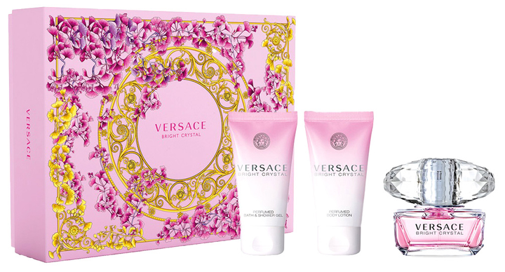 Набор для женщин Versace Bright Crystal Туалетная вода 50 мл + Лосьон ...