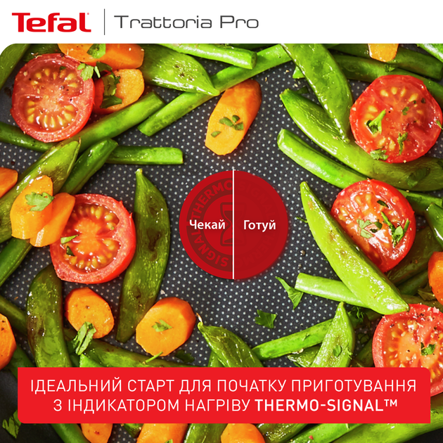 Сковорода Tefal Trattoria Pro 20 см (G6120244) - Фото 9 Сковорода Tefal Trattoria Pro 20 см (G6120244) - изображение 9