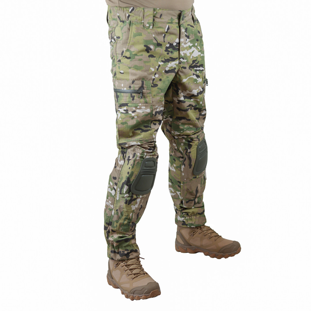 Штани тактичні захист колін теплі на флісі Caprice 50р Мультикам - изображение 2