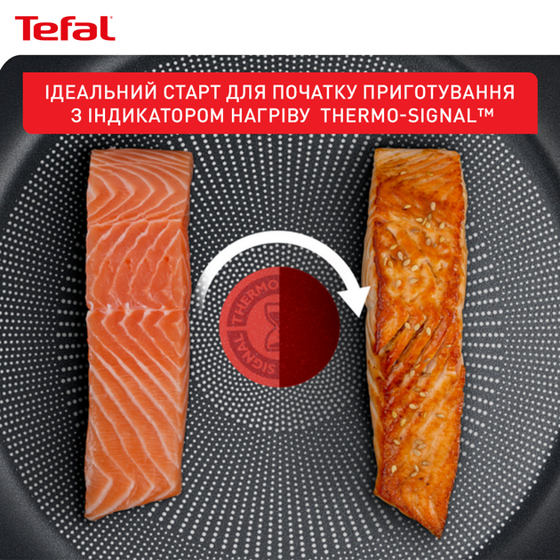 Набор Tefal Сковорода Hard Titanium On 24 см + Деко PerfectBake с 10 формами 21х29 см (SET_Tefal_26) - изображение 7