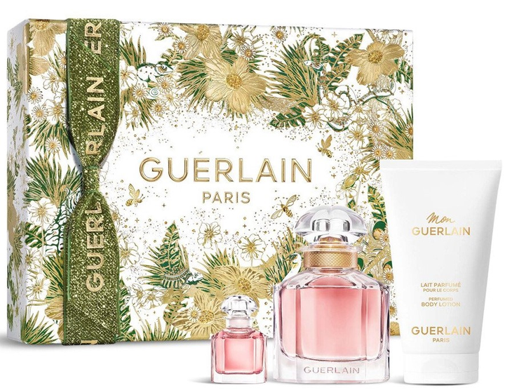 Жіночий набір Guerlain Mon Guerlain Парфумована вода 50 мл + Парфумована вода 5 мл + Лосьйон для тіла 75 мл (3346470147713) - зображення 1