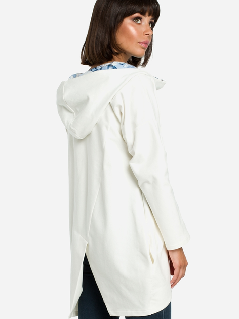 Bluza damska rozpinana streetwear długa BeWear B091 2XL-3XL Ecru (5903068418334) - obraz 2