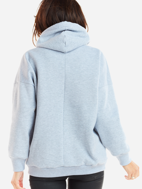 Bluza damska z kapturem kangurka Infinite You M223 S-M Szara (5902360546110) - obraz 10