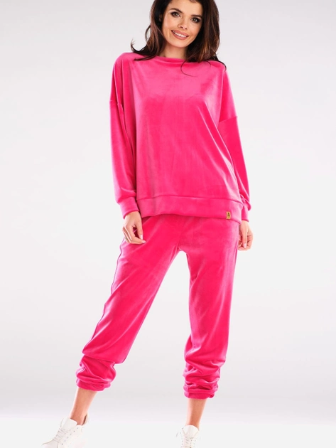 Спортивні штани жіночі Awama A411 L Рожеві (5902360553200) - зображення 2