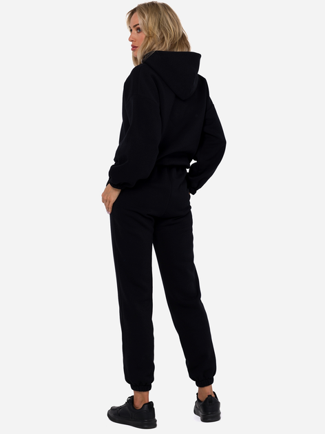 Bluza damska z kapturem krótka Made Of Emotion M759 S-M Czarna (5905563713716) - obraz 4