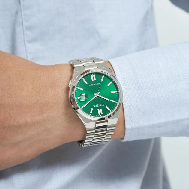 Наручний годинник CITIZEN NJ0150-81X Зелений/Сріблястий - зображення 9