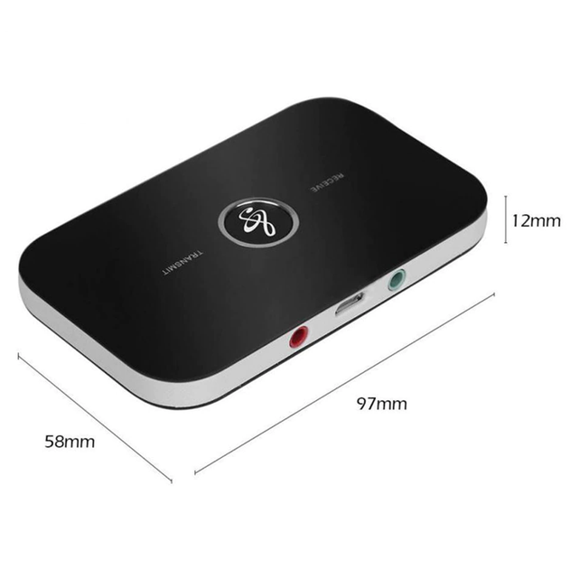 Bluetooth аудио ресивер/трансмиттер Vikefon BT-B6 2 в 1 с аккумулятором - изображение 5