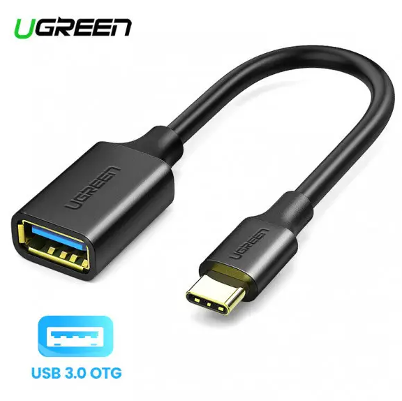 Кабель-адаптер OTG UGREEN US154 USB-C Male to USB 3.0 A Female Cable Black (30701) - Фото 2 Кабель-адаптер OTG UGREEN US154 USB-C Male to USB 3.0 A Female Cable Black (30701) - изображение 2