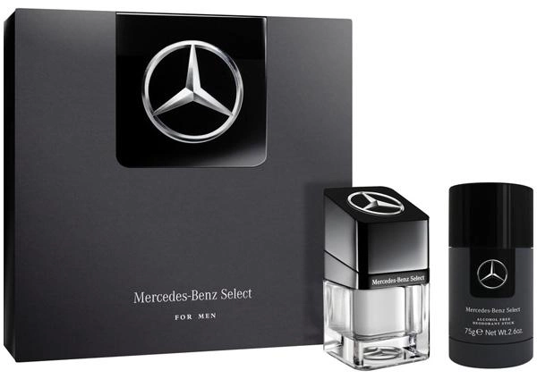 Zestaw męski Mercedes-Benz Select For Men Woda toaletowa 50 ml + Dezodorant w sztyfcie 75 g (3595471085023) - obraz 1