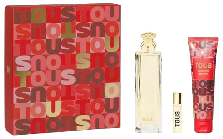 Zestaw prezentowy damski Tous Perfumy damskie w sprayu 90 ml, 3 elementy (8436603330701) - obraz 1