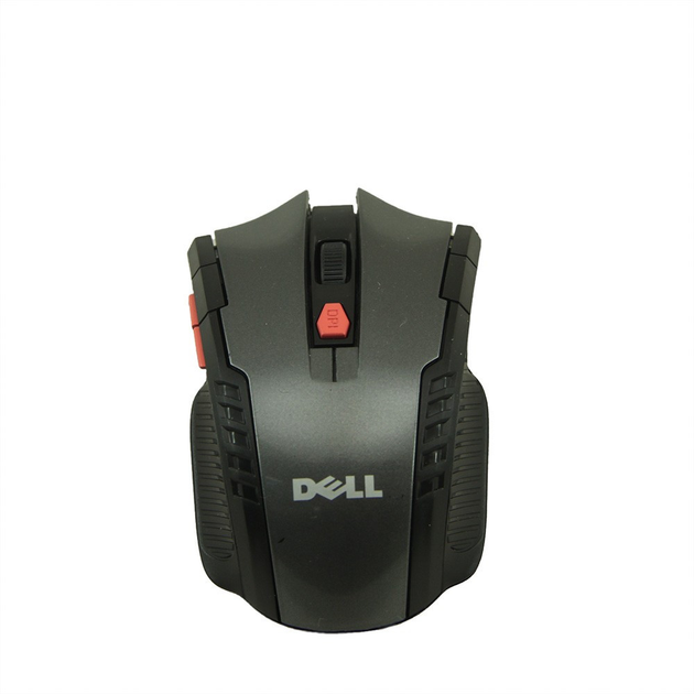 Игровая беспроводная мышь DELL-1 дальность действия 10 м Черная – фото ...