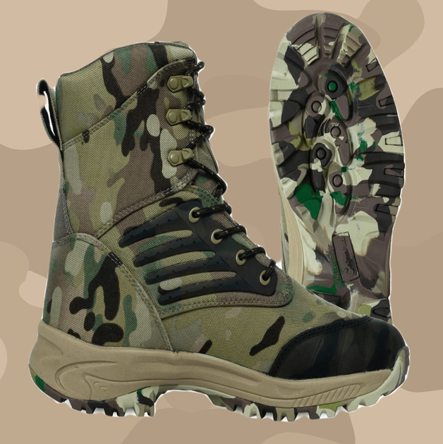 Берцы тактические HANTER WINTER GEPARD Multicam/ Ботинки зимние мужские с 2-слойной подошвой Anti-shok, 40 р - изображение 1