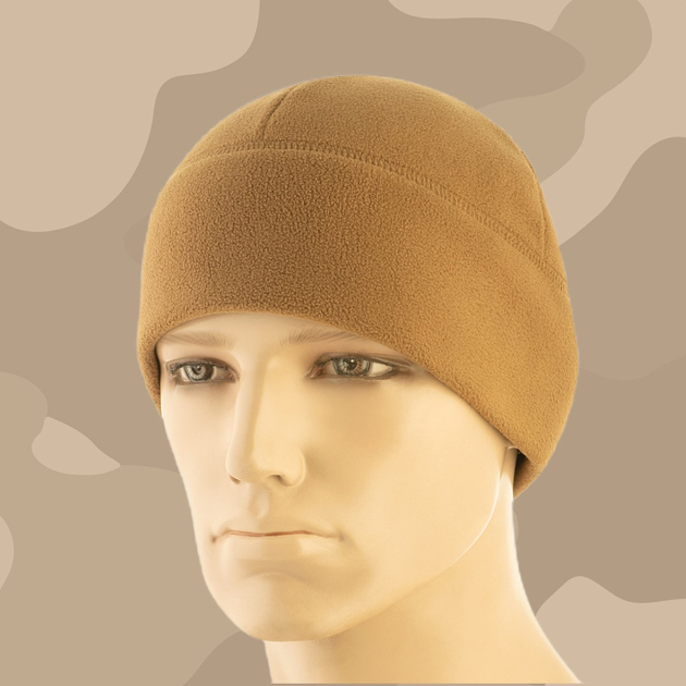 M-Tac шапка Watch Cap Elite фліс (320г/м2) Coyote Brown/ військова шапка, L-XL - зображення 1