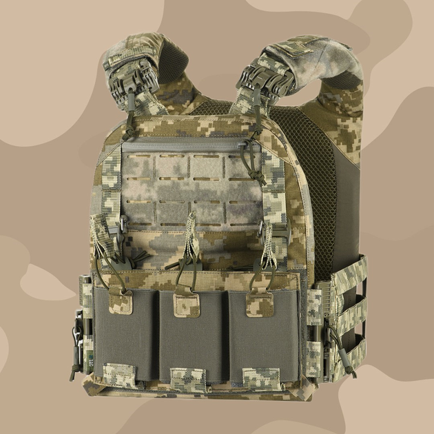 M-TAC Плитоноска Cuirass Fast QRS MM14/ Тактичний розвантажувальний бронежилет із системою швидкого скидання - зображення 1