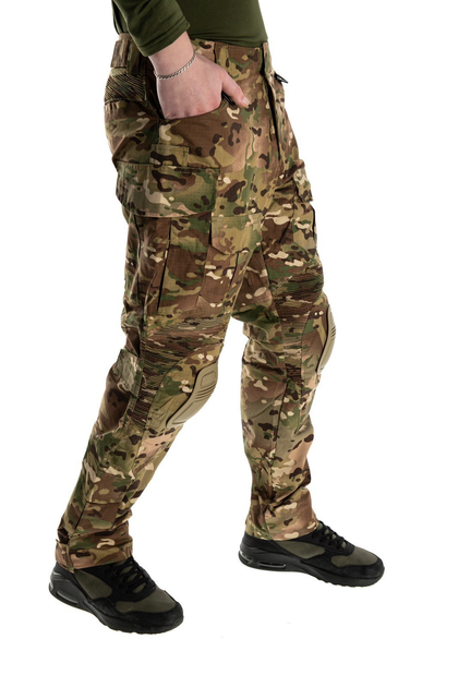 Тактичні штани з наколынниками ЗСУ 2XL Мультикам - зображення 2