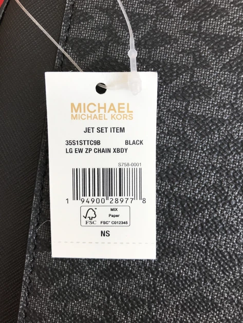 Сумка жіноча Michael Kors Jet Set Large Logo Crossbody Bag чорна (35S1GTTC9B) - зображення 5