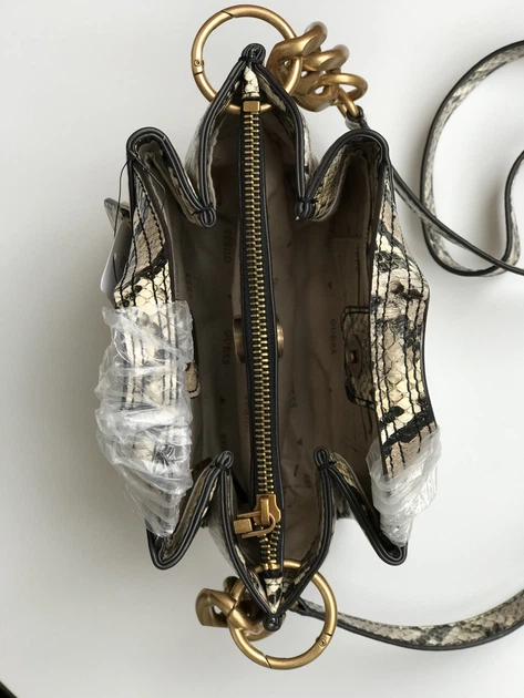 Сумка женская Guess Zed Mini Girlfriend Carryall Natural Python