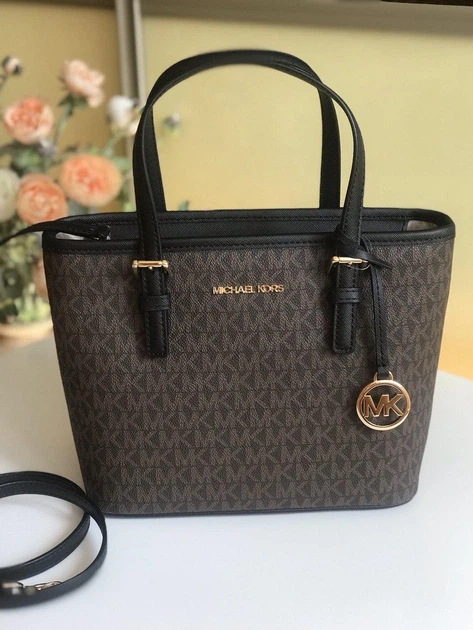 mik! Сумка женская Michael Kors Jet Set Travel Extra-Small Logo Top-Zip