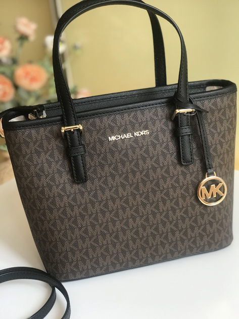 新品 MICHAELKORS JET SET TRAVEL　35T9GTVT0B 公式アウトレット】JET SET TRAVEL キャリーオール トート