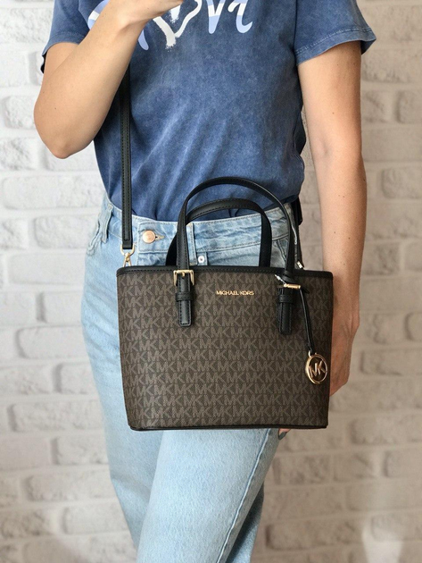 新品 MICHAELKORS JET SET TRAVEL　35T9GTVT0B 公式アウトレット】JET SET TRAVEL キャリーオール トート