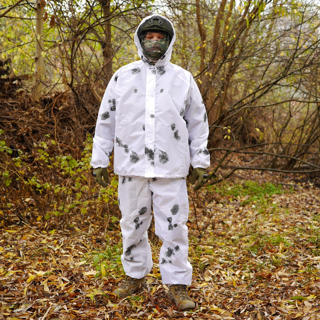 Тактический костюм Клякса, дождевик зимний, водонепроницаемый. - изображение 1