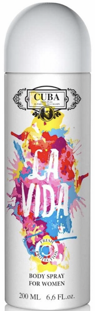 Dezodorant spray Cuba La Vida For Women 200 ml (5425039221694) - obraz 1