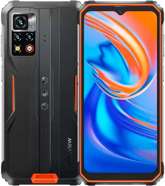 Смартфон Blackview BV9200 8/256 GB Orange (без коробки) - Фото 1 Смартфон Blackview BV9200 8/256 GB Orange (без коробки) - изображение 1