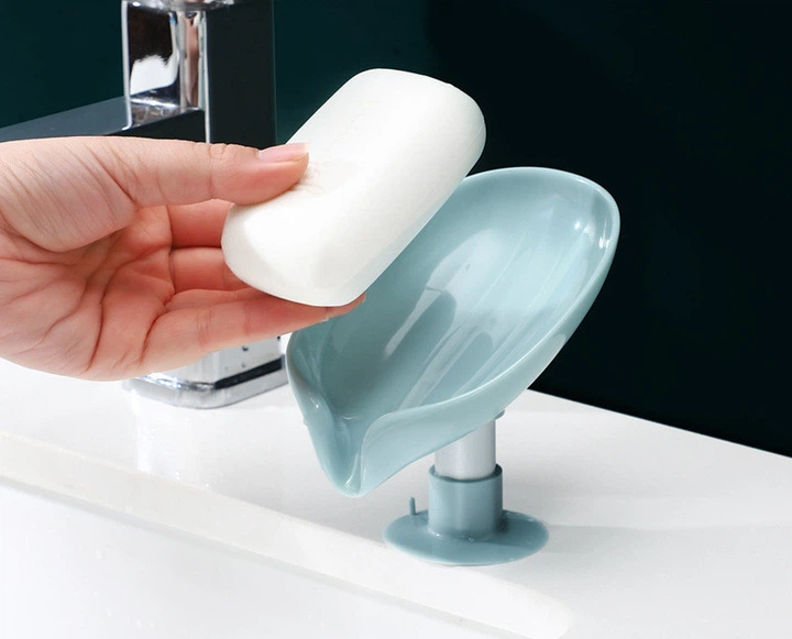 Мильниця на присосці зі зливом води Soap Box Holder Green - Фото 4 Мильниця на присосці зі зливом води Soap Box Holder Green - изображение 4