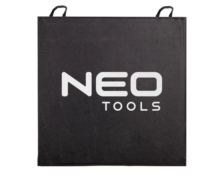 Портативний зарядний пристрій сонячна панель Neo Tools, 120Вт, регулятор напруги, USB-C та 2xUSB, 1316x762x15мм, IP64, кабель 5м, затискачі "крокодил" 30см, сумка, 3.5кг (90-141) - изображение 6